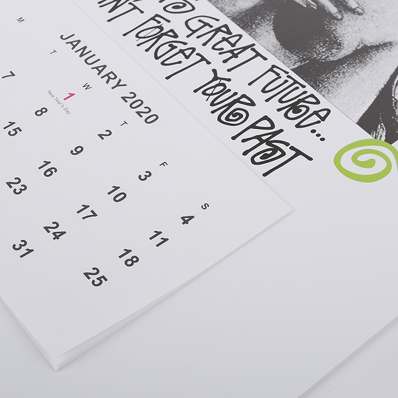 Календарь Stussy 2020 Calendar (138673-white)  - цена, описание, фото 2